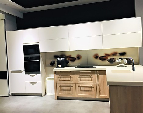 Cocina bicolor blanco/madera. - PORTO/COUNTRY