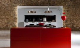 La unión de la cocina con la sala de estar Zuordnung: Stil Cocinas de lujo, Planungsart Cocinas americanas (abiertas)