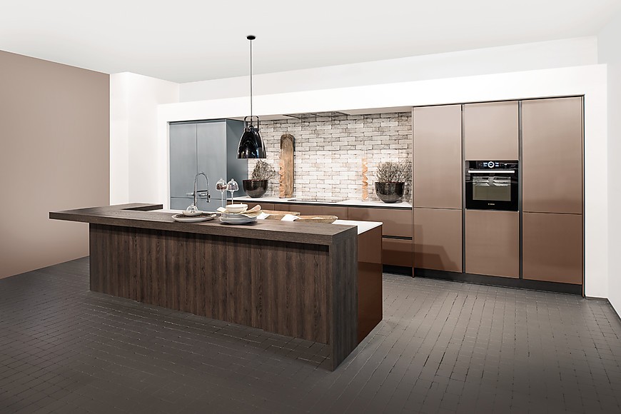 Cocina de Diseño Power MG Bronze Power MM Zink (Rotpunkt Küchen)