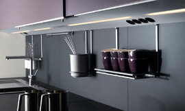 Sistema de almacenamiento en el entrepaño Zuordnung: Stil Cocinas de diseño, Planungsart Equipamiento interior de la cocina