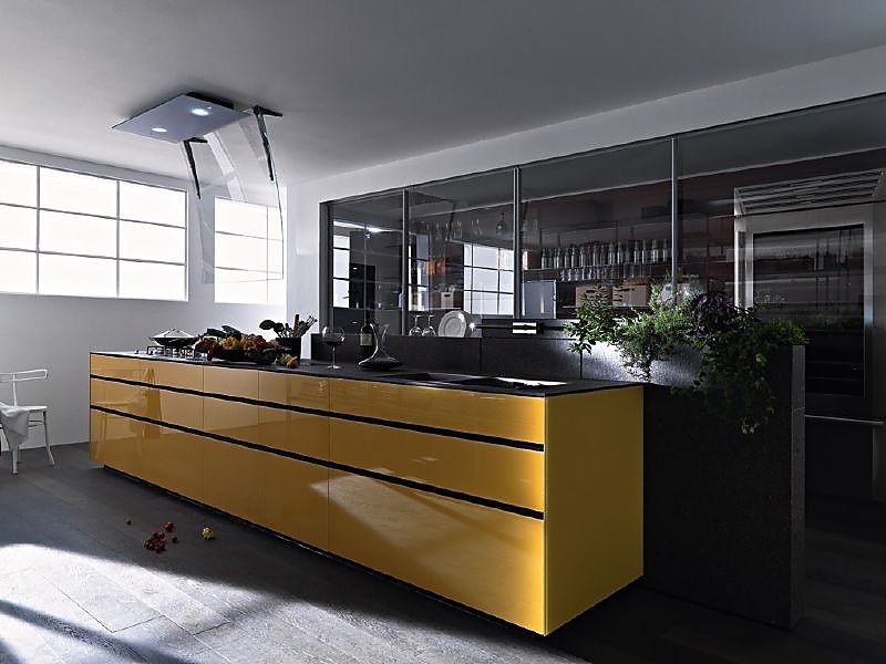 Artematica Virtum amarillo tierra brillante (Valcucine)