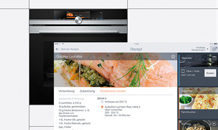 El horno con microondas se caracteriza por una buena calificación energética y funciones prácticas tales como varioSpeed o activeClean