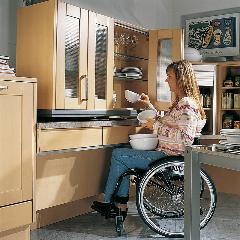 cocina persona en silla de ruedas cocina persona en silla de ruedas