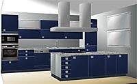 Cocina con isla