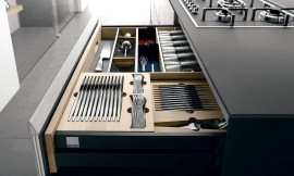 Destaca la encimera extra plana Zuordnung: Stil Cocinas de lujo, Planungsart Cocinas con isla