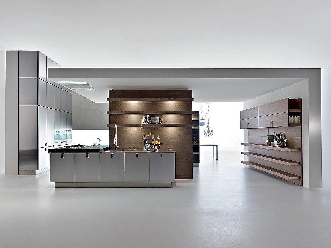 Elegancia: El sistema de armarios de esta cocina destaca por su estilo y diseño perfectos. Zuordnung: Stil Cocinas de diseño, Planungsart Cocinas con isla