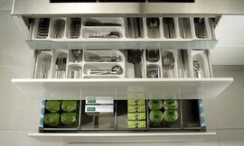  Zuordnung: Stil Cocinas de diseño, Planungsart Equipamiento interior de la cocina