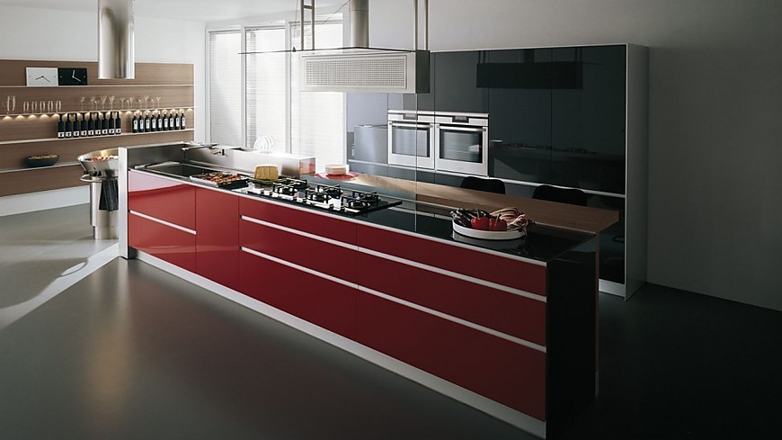 Artematica Virtum rojo brillante (Valcucine)